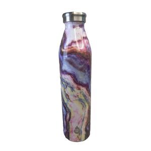 TAL 20 oz Insulated Stainless Steel Water Bottle Multicolor Abstract EUC